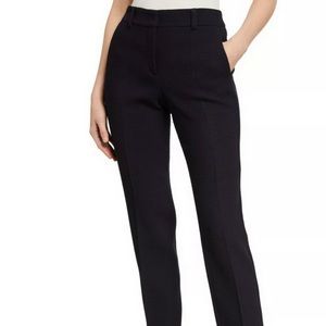 Emporio Armani Wool trousers, unlined, with belt loops, size 46, Black EUC